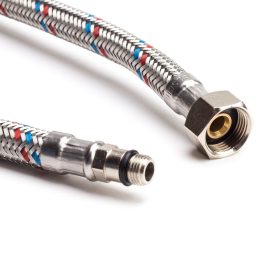 Bekötőcső 1/2"-M10 50cm KB