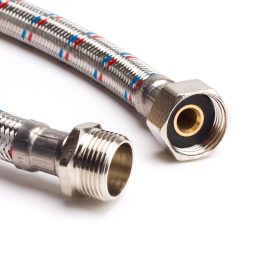 Bekötőcső 1/2"-3/8" 20cm KB