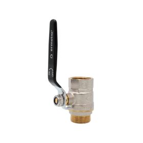   ERMETIQ 1/2" KB fix golyóscsap karos karral – CW617N sárgaréz, ivóvízhez