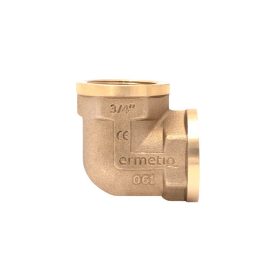 ERMETIQ CW617N sárgaréz könyök 1/2" BB