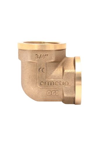 ERMETIQ CW617N sárgaréz könyök 3/4" BB