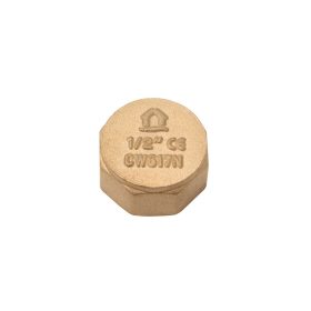 ERMETIQ CW617N sárgaréz kupak 1/2"