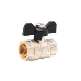   ERMETIQ SCW617N sárgaréz golyóscsap pillangó kar 3/4"BB