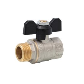   ERMETIQ SCW617N sárgaréz golyóscsap 3/4" KB FIX – pillangó karos
