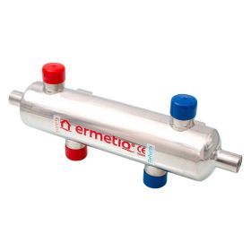   Hidraulikus váltó+iszapleválasztó,MÁGNESES,4x1",inox,szigeteléssel,4<wbr> 5kW, 4,8 m³/h