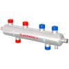 Hidraulikus váltó+iszapleválasztó, MÁGNESES,6x1", inox, szigeteléssel,70kW,  6 m³/h