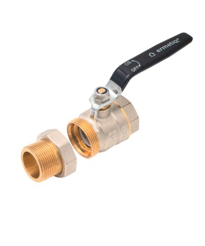 ERMETIQ SCW617N sárgaréz golyóscsap karos 5/4" KB hollandis