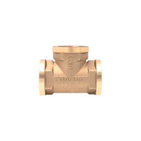 ERMETIQ CW617N sárgaréz T-idom 1"