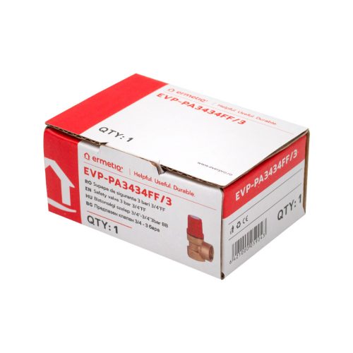 Biztonsági szelep 3/4" 3 bar BB