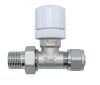 Egyenes 1/2" előremenő therm rad.szelep 16-os csatlakozóval