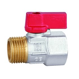 Mini golyóscsap 1/2" KB fix
