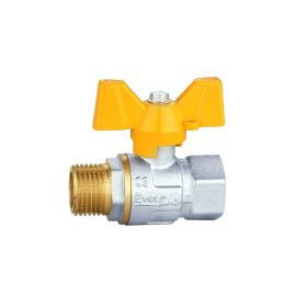 Gáz golyóscsap pillangó karos 3/4" KB fix eco