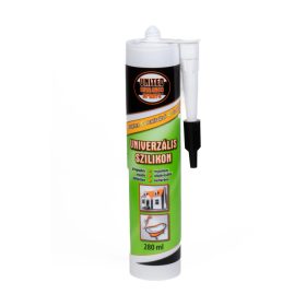 United Sealants Univerzális szilikon 280ml fekete