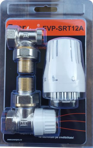 Termosztatikus radiátor szelep szett 1/2"